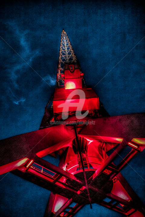 Photographie intitulée "La Grue" par Alanig Keltz, Œuvre d'art originale