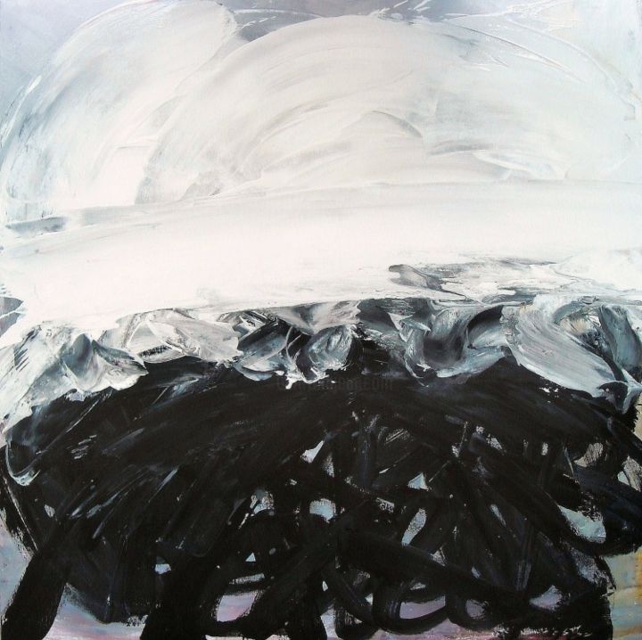 "Event Horizon" başlıklı Tablo Alan Taylor Jeffries tarafından, Orijinal sanat, Petrol
