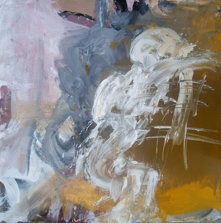 Painting titled "Falling to Grace" by Alan Taylor Jeffries, Original Art, Oil