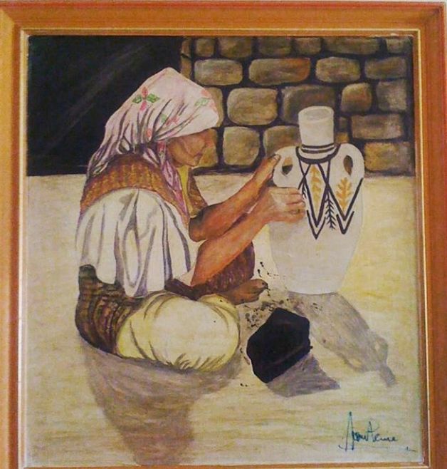 Peinture intitulée "Marocaine" par Mouhcine Alaoui, Œuvre d'art originale, Acrylique