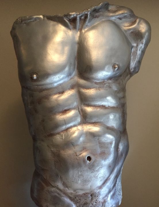 Sculpture intitulée "buste" par Alban Cavan, Œuvre d'art originale,