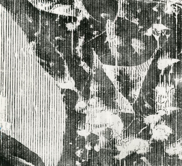 Gravures & estampes intitulée "Scrash Map I" par Albanne Cannet, Œuvre d'art originale, Linogravures