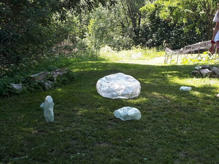 Sculpture intitulée "Jellystones" par Albanne Cannet, Œuvre d'art originale, Installation d'art