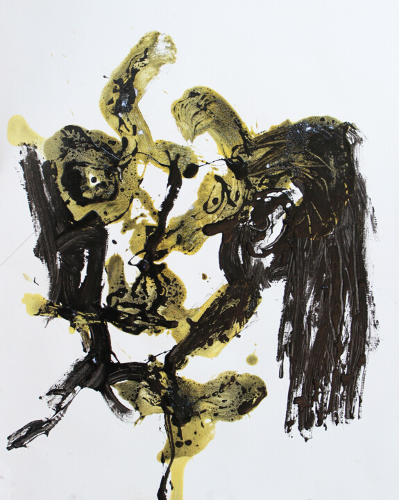 Pintura titulada "Neus" por Albert Cruells, Obra de arte original, Acrílico Montado en Cartulina