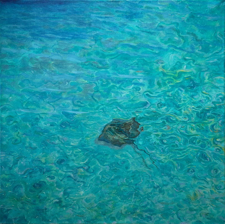 "On the Reef (№2)" başlıklı Tablo Albert Safiullin tarafından, Orijinal sanat, Petrol