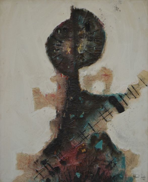 Painting titled "INTERMUSIC" by Albert Casals, Original Artwork, Other