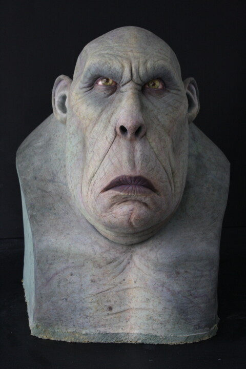 Escultura intitulada "El ogro" por Alberto Hortas Lopez, Obras de arte originais, Resina
