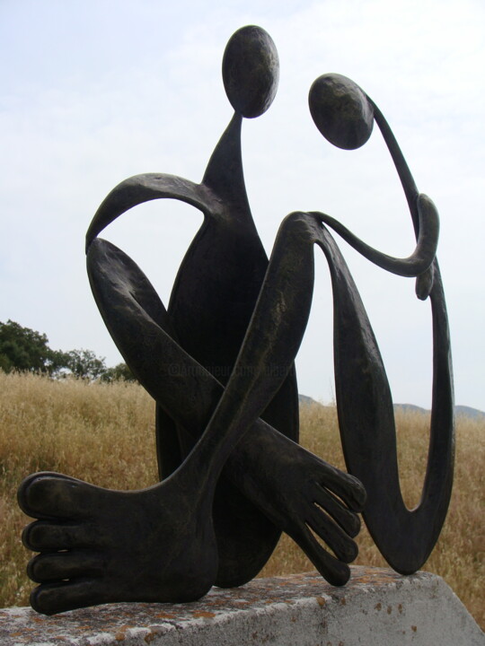 雕塑 标题为“Antropofagia” 由Alberto Kissola, 原创艺术品, 金属