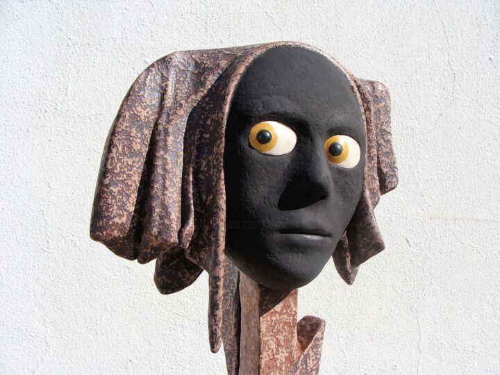Sculpture titled "envy" by Alberto Kissola, Original Artwork, Resin