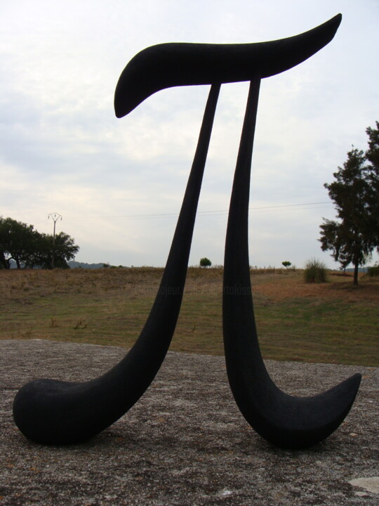 Sculpture intitulée "pi" par Alberto Kissola, Œuvre d'art originale