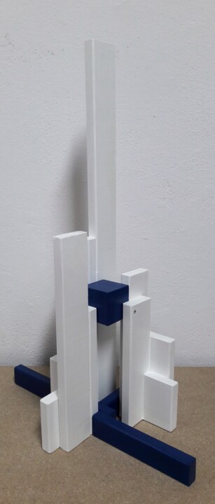 Sculpture titled "Vibratio #6" by Alberto Simões De Almeida, Original Artwork, Wood