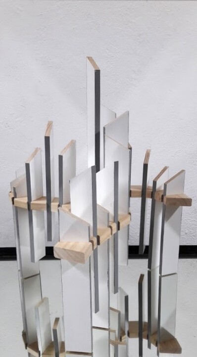雕塑 标题为“Vibratio #16” 由Alberto Simões De Almeida, 原创艺术品, 木