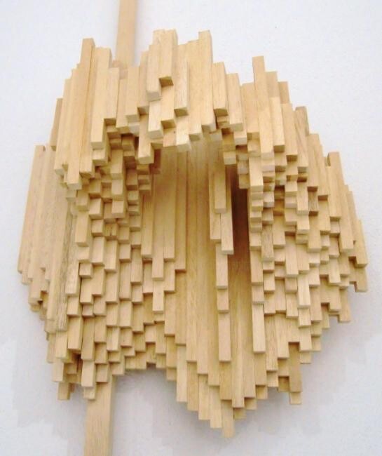 Escultura intitulada "Suspensão #1 (porme…" por Alberto Simões De Almeida, Obras de arte originais