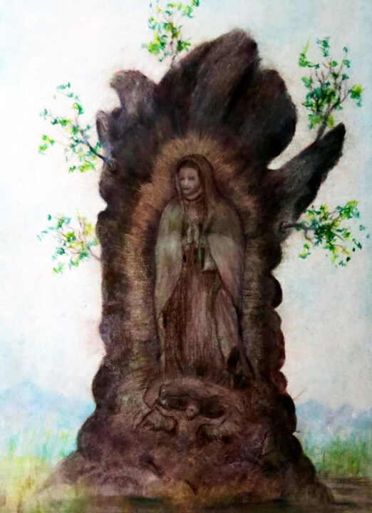  Esencia De La Virgen De Guadalupe Por Al, Dibujo De Alberto Thirion