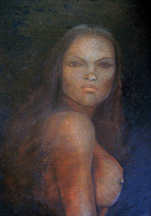 Painting titled "Women" by Alberto Thirion, Original Artwork, Oil