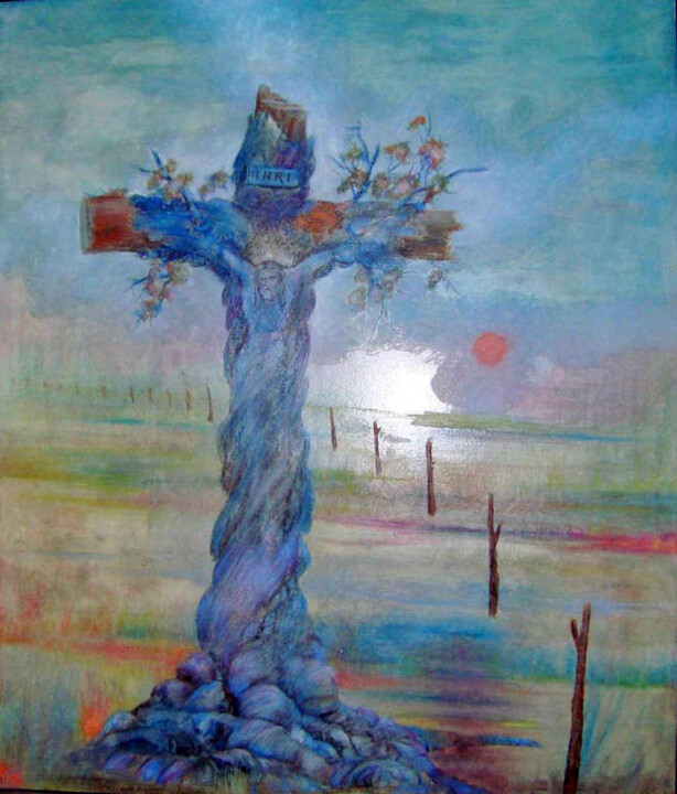 Malerei mit dem Titel "In the twilight of…" von Alberto Thirion, Original-Kunstwerk, Öl