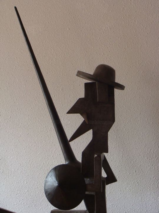 Скульптура под названием "Don Quijote" - Alberto Kissola, Подлинное произведение искусства, Другой