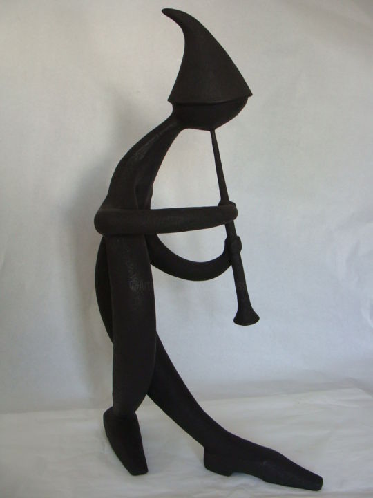Sculpture titled "Magic flute" by Alberto Kissola, Original Artwork, Other