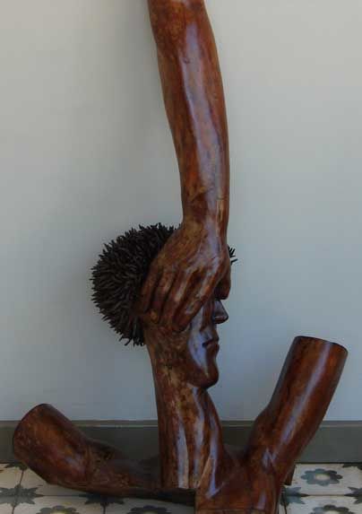 Escultura intitulada "Anjo Cortado" por Alceo Luiz De Costa Dcosta, Obras de arte originais