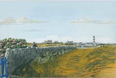 Painting titled "Ouessant" by Alain Delafosse, Original Artwork