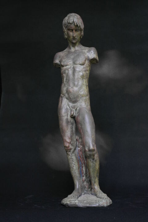 「Apollo」というタイトルの彫刻 Aldo Falchiによって, オリジナルのアートワーク, ブロンズ