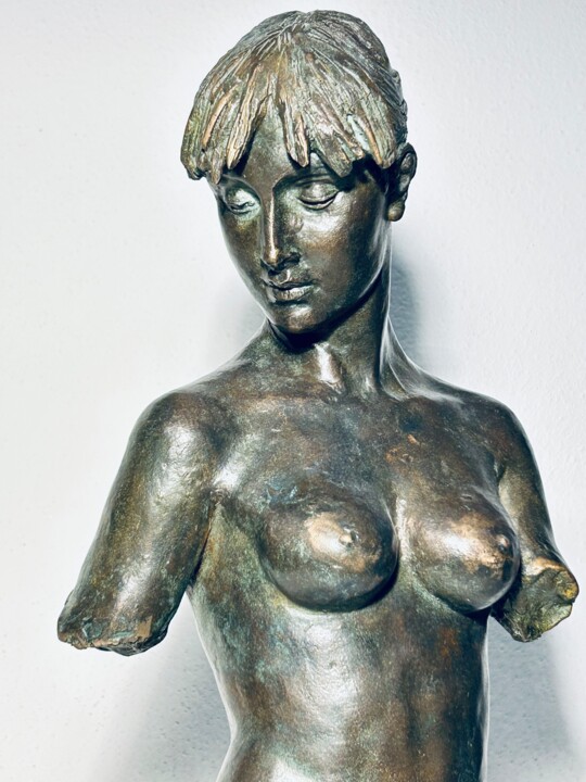 Sculpture titled "Elisabetta" by Aldo Falchi, Original Artwork, Bronze
