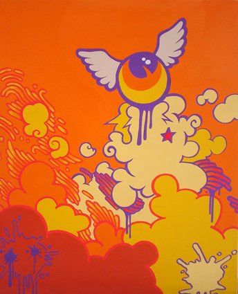 Pintura titulada "The End is Near I" por Aleix Gordo Hostau, Obra de arte original, Otro