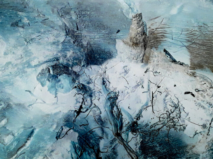 Digital Arts titled "Буря в горах" by Aleksandr Dorofeev, Original Artwork, Digital Painting