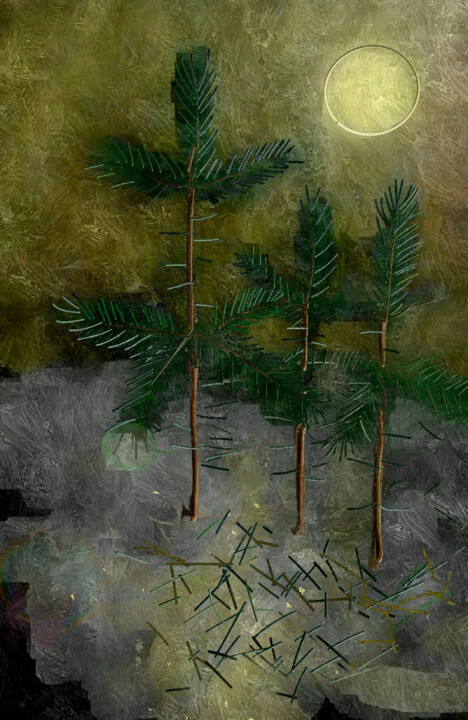 Цифровое искусство под названием "Туман" - Александр Коровин, Подлинное произведение искусства, 2D Цифровая Работа