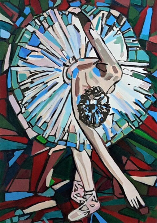 "Ballerina / 100 x70…" başlıklı Tablo Alexandra Djokic tarafından, Orijinal sanat, Akrilik