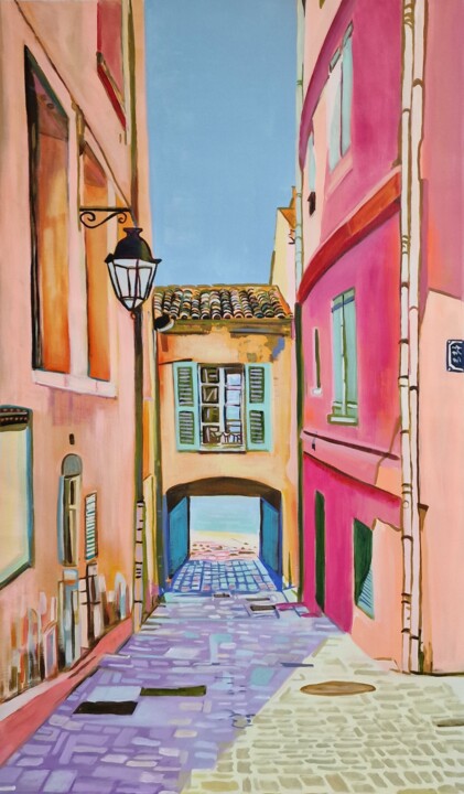 绘画 标题为“Saint-Tropez , Medi…” 由Alexandra Djokic, 原创艺术品, 丙烯