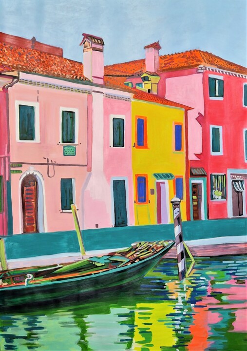 "Venice No3 / 100 x…" başlıklı Tablo Alexandra Djokic tarafından, Orijinal sanat, Akrilik