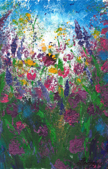 Peinture intitulée "Moment of summer 2" par Alexandra Ladygina, Œuvre d'art originale, Acrylique