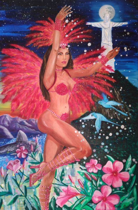 Painting titled "The Last Flight" by Aleksandra Raišić, Original Art, Oil