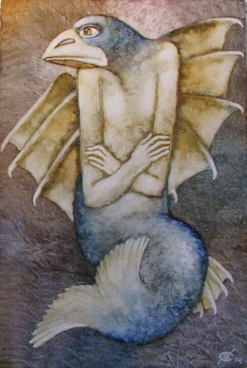 Malerei mit dem Titel "Единство природных…" von Aleksandra Scastlivaa (A Makarova Schastlivaya), Original-Kunstwerk, Öl