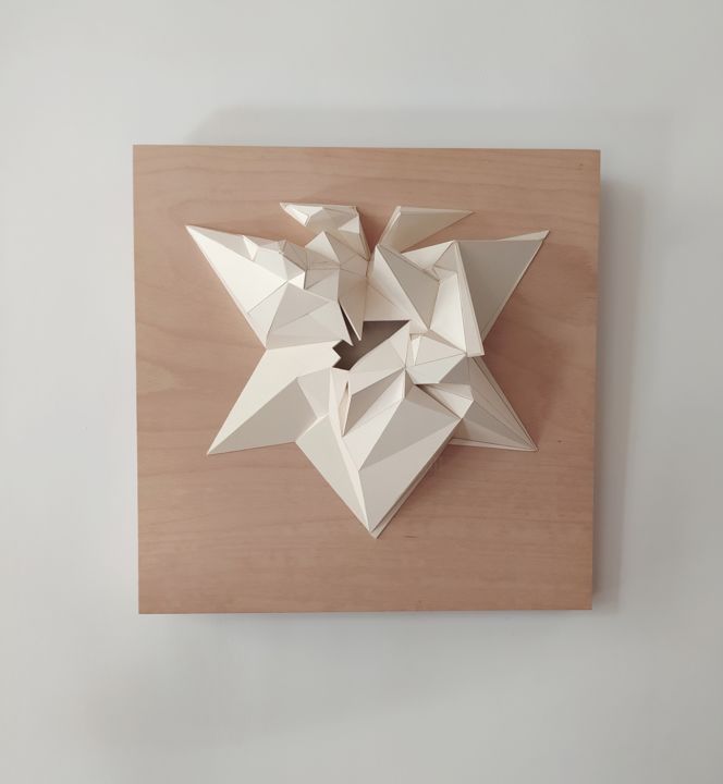 Sculpture intitulée "Interspace" par Aleksandra Petkovic, Œuvre d'art originale, Bois
