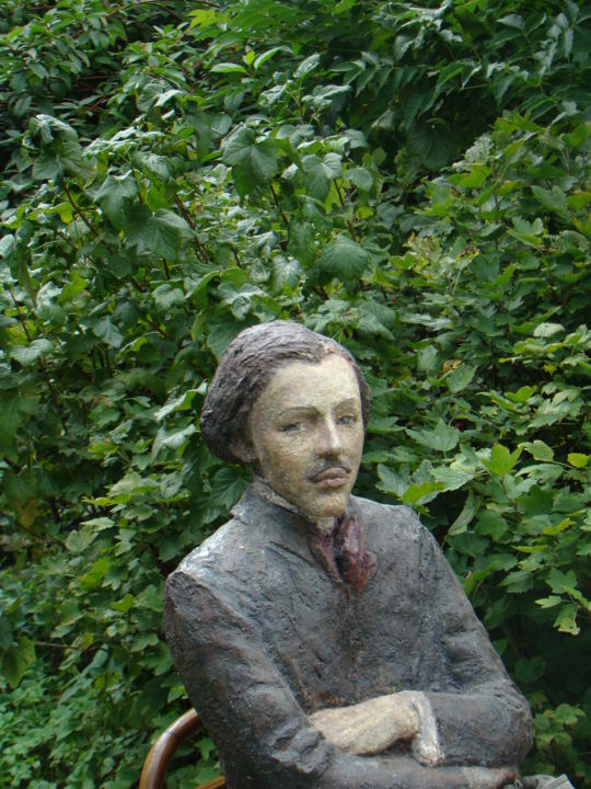 Rzeźba zatytułowany „Antoni Dieth” autorstwa Aleksandra Kann-Bogomilska, Oryginalna praca