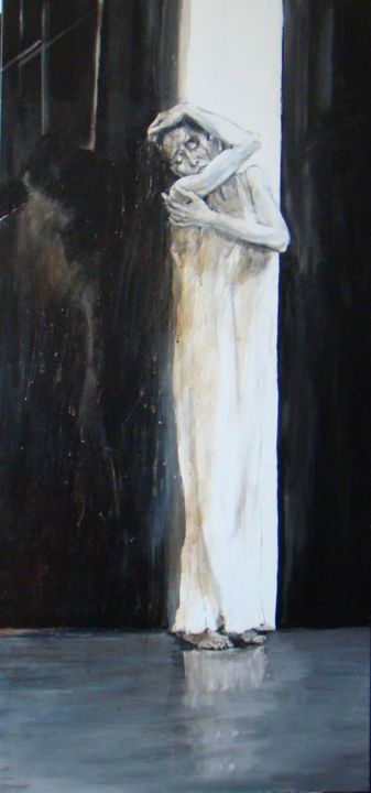 Pintura titulada "Silence" por Aleksandra Kann-Bogomilska, Obra de arte original, Acrílico