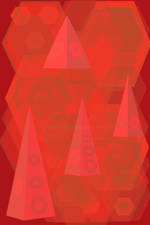 Painters Pyramid Red 