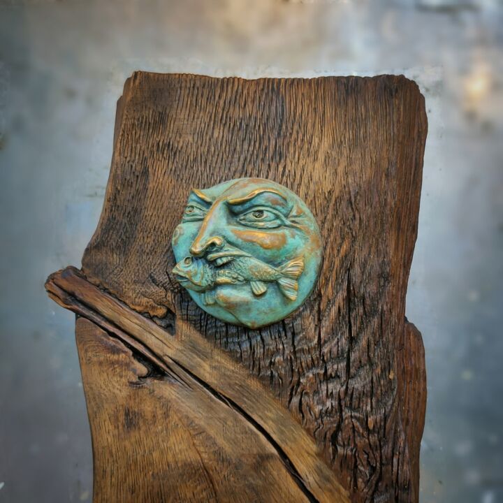 Sculpture intitulée ""envy" ("зависть")" par Aleksei Varlashin, Œuvre d'art originale, Bronze