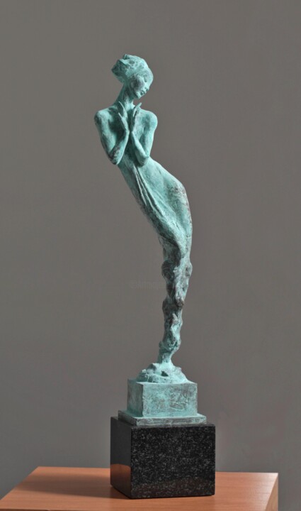 Sculpture intitulée "Ностальгия" par Aleksei Vrublevskii, Œuvre d'art originale, Métaux