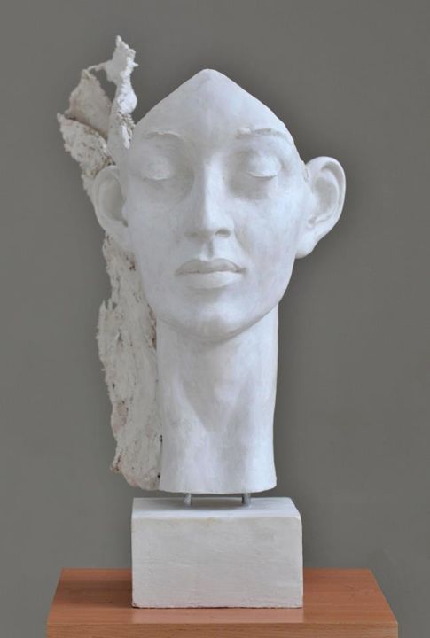 Sculpture intitulée "Flora" par Aleksei Vrublevskii, Œuvre d'art originale, Plâtre