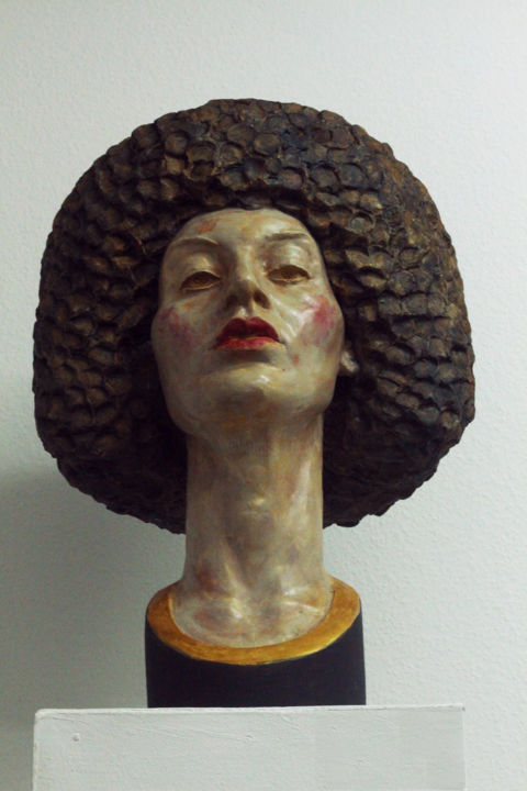 Sculpture intitulée "She" par Aleksei Vrublevskii, Œuvre d'art originale, Plâtre
