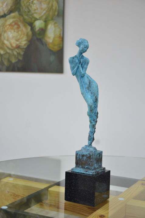 Sculpture titled "Nostalgia" by Aleksei Vrublevskii, Original Artwork, Bronze