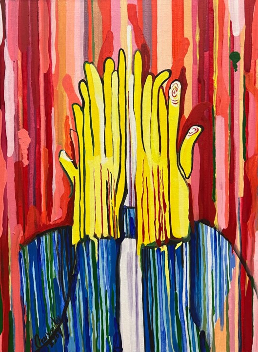 Peinture intitulée "Сокрытие чувств" par Aleksey Ovsyannikov, Œuvre d'art originale, Huile