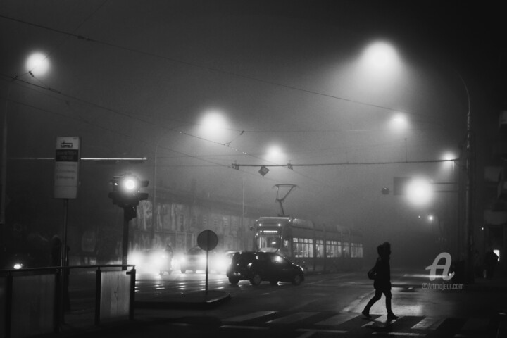 Photography titled "Street lights" by Alen Gurovic, Original Artwork, Digital Photography