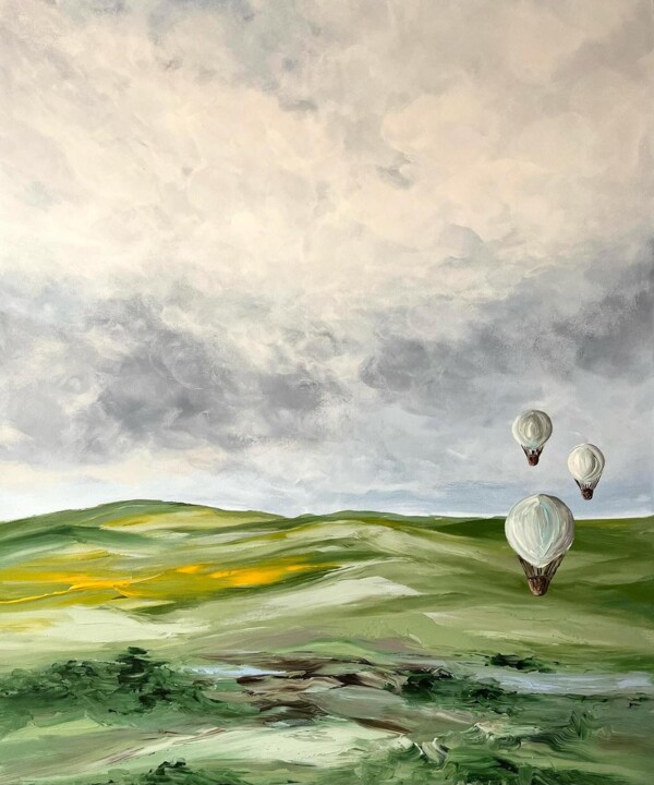 绘画 标题为“Balloon” 由Alena Kalevich, 原创艺术品, 丙烯