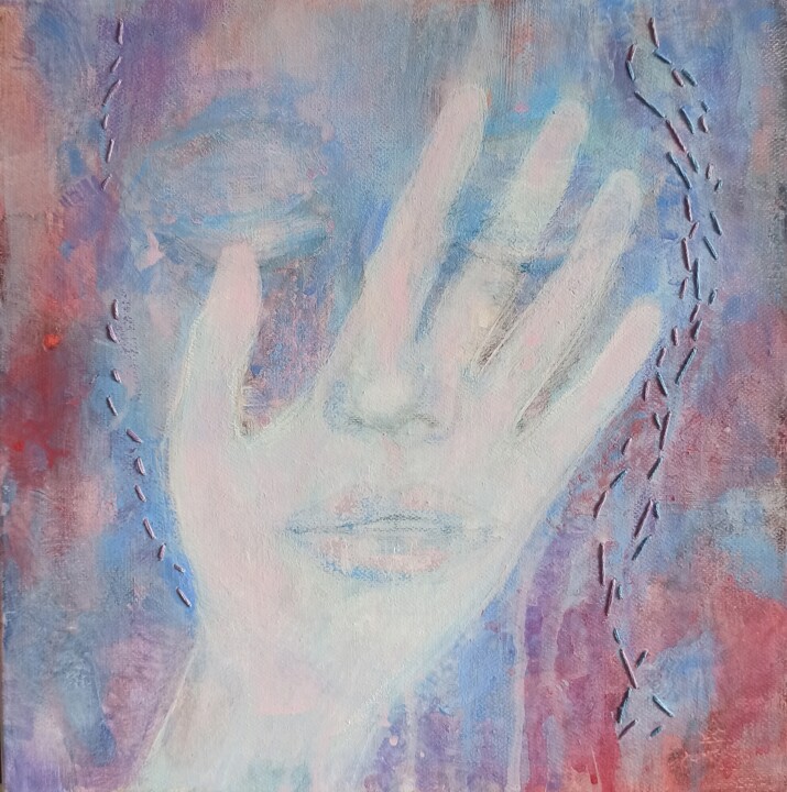Картина под названием "Glow 2" - Alena Masterkova, Подлинное произведение искусства, Акрил Установлен на Деревянная рама для…
