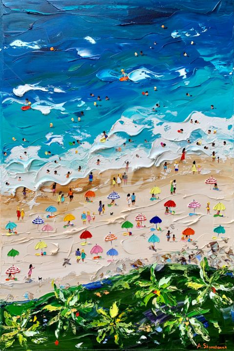 Peinture intitulée "Life is so beautifu…" par Alena Shymchonak, Œuvre d'art originale, Huile