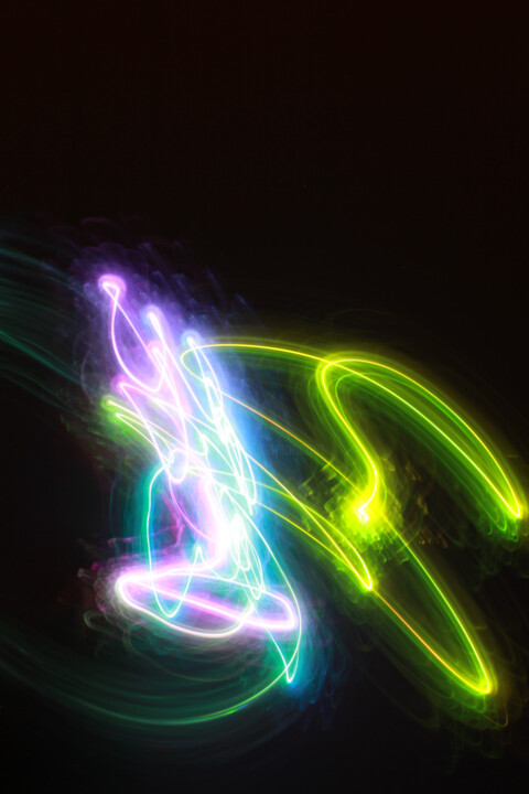 Photography titled "BYP1" by Alena Volkava, Original Artwork, Light Painting